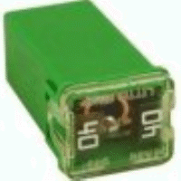 JCASE High Amp Fuse 40A Green 1 Count Bag - Click Image to Close